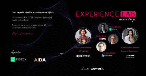 Imagem do evento EXPERIENCE LAB MEETUP #29 - WEWORK