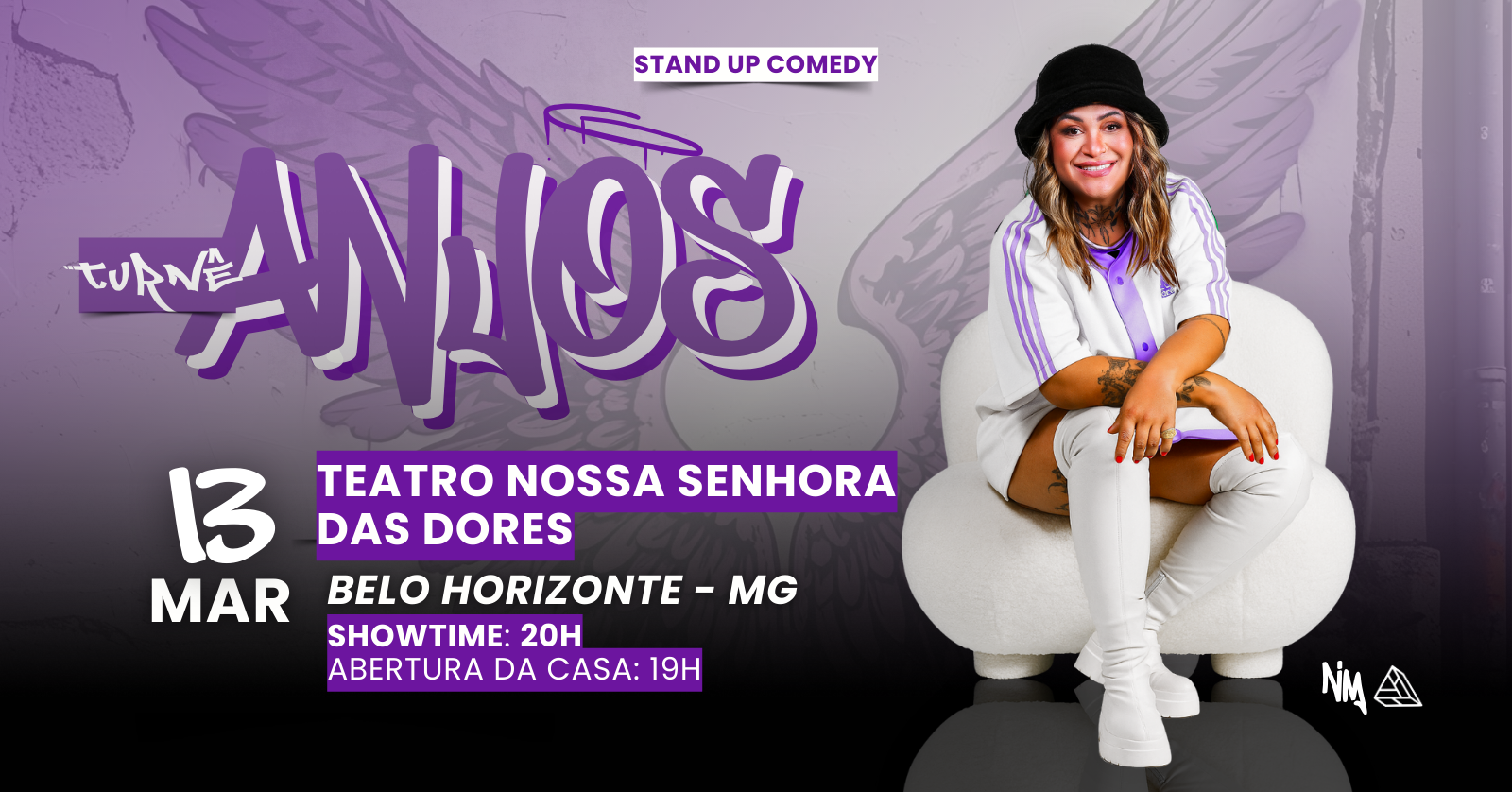 Niny Magalhães em Anjos - Belo Horizonte em Belo Horizonte - Sympla