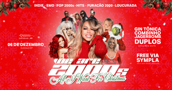 Imagem do evento WE ARE 2000 ESPECIAL DE NATAL