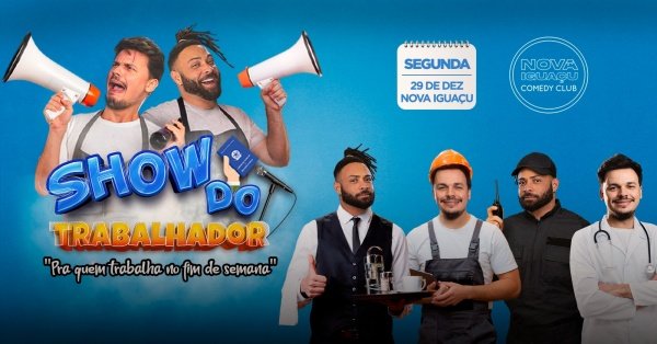 Imagem do evento KWESNY E DANIEL LOPES - SHOW DE COMÉDIA EM NOVA IGUAÇU!