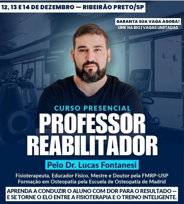 Imagem do evento CURSO PROFESSOR REABILITADOR VAGAS EXTRAS