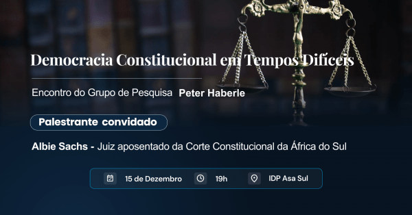 Imagem do evento Democracia Constitucional em Tempos Difíceis