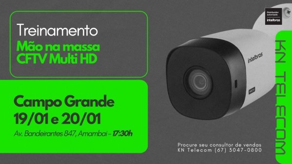 Imagem do evento Treinamento Mão na massa CFTV Multi HD