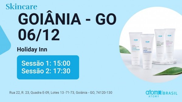 Imagem do evento Skincare com produtos Coreanos - Goiânia / GO