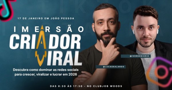 Imagem do evento Imersão Criador Viral - João Pessoa