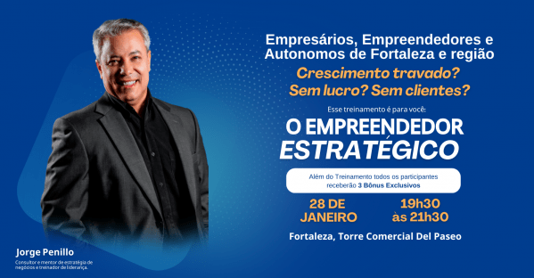 Imagem do evento O Empreendedor Estratégico: O Mapa do Sucesso nos Negócios
