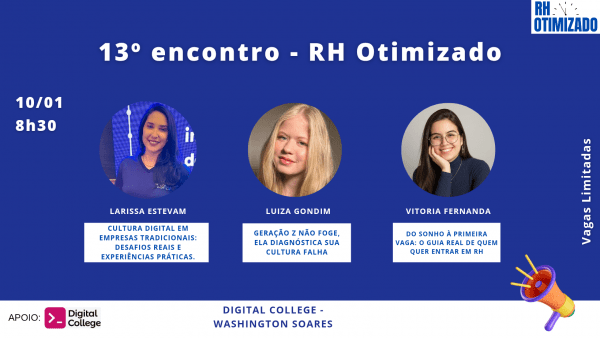 Imagem do evento 13º encontro - RH Otimizado