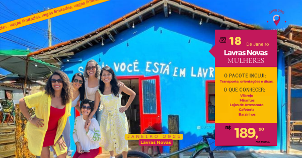 Imagem do evento Bate Volta Lavras Novas