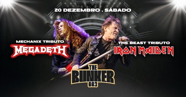 Imagem do evento Megadeth & Iron Maiden