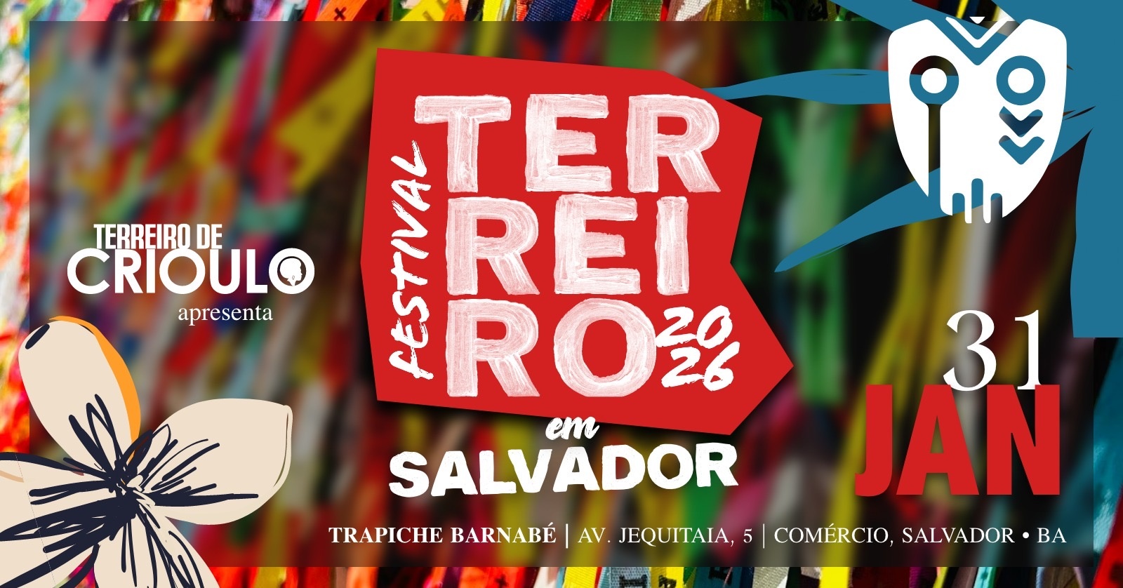 FESTIVAL TERREIRO  SALVADOR | Terreiro de Crioulo | Nelson Rufino | Serginho Meriti | Sibi Dudu - Salvador, BA