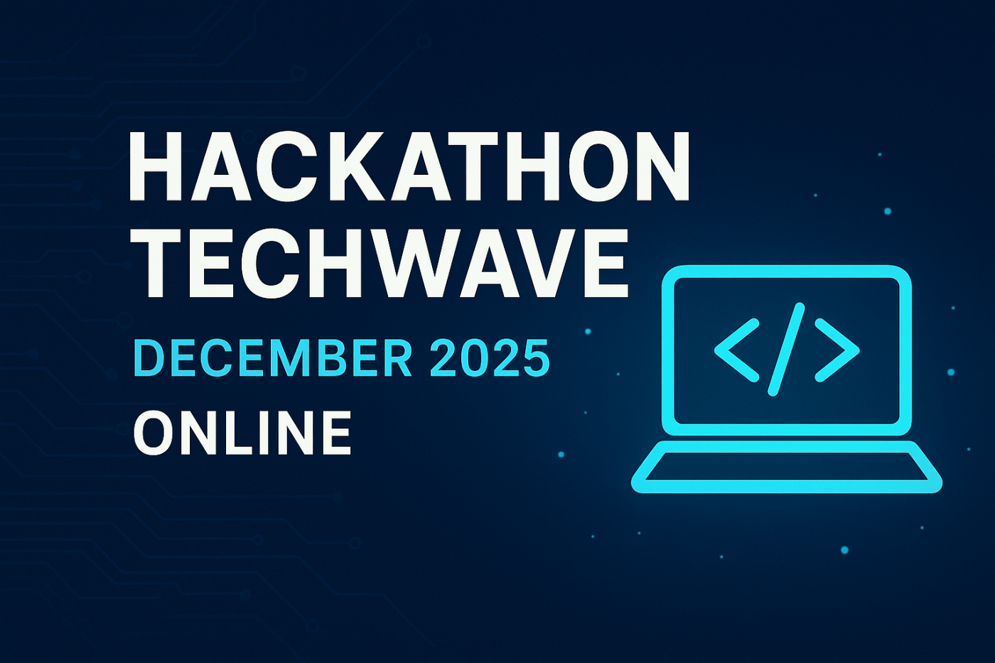 Hackathon TechWave December 2025 - online - Sympla