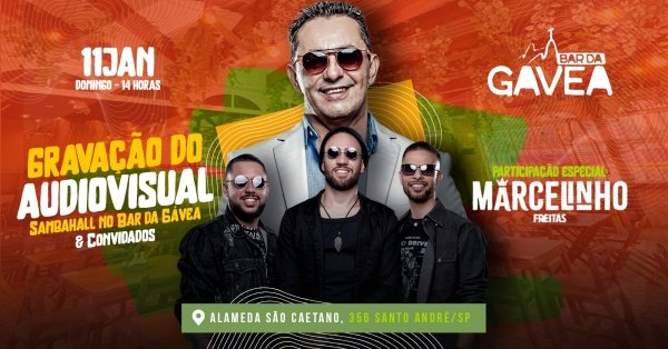 Imagem do evento Gravação SambaHall no Bar da Gávea & Convidados