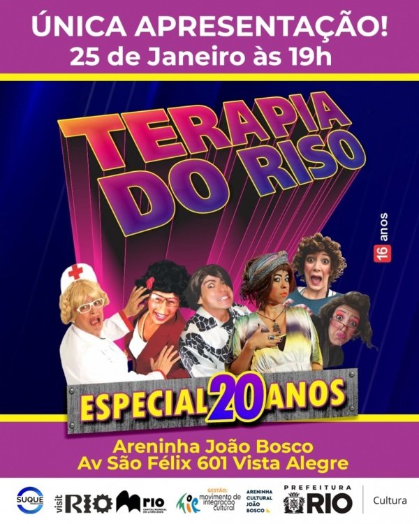 Imagem do evento TERAPIA DO RISO ESPECIAL 20 ANOS