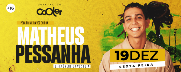 Imagem do evento QUINTAL DO COOLER APRESENTA MATHEUS PESSANHA E RDS DO DECK