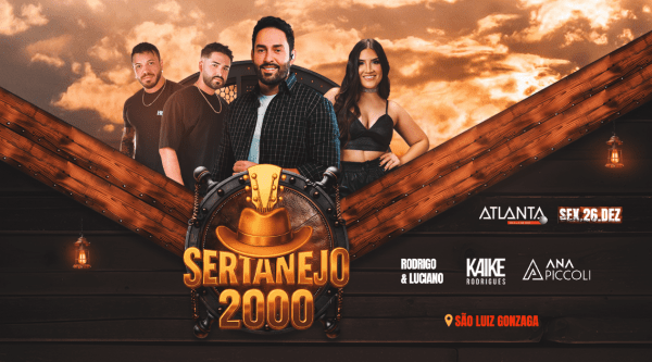Imagem do evento 2º SERTANEJO 2000 - ATLANTA - SÃO LUIZ GONZAGA