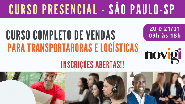 Imagem do evento Curso Completo de Vendas para Transportadoras e Logísticas