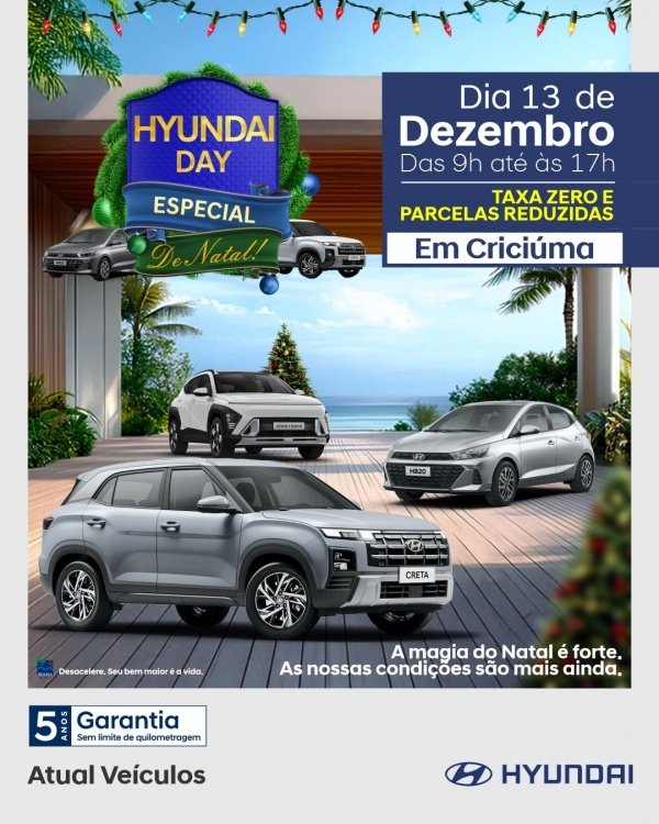 Imagem do evento Hyundai Day Especial de Natal 2025