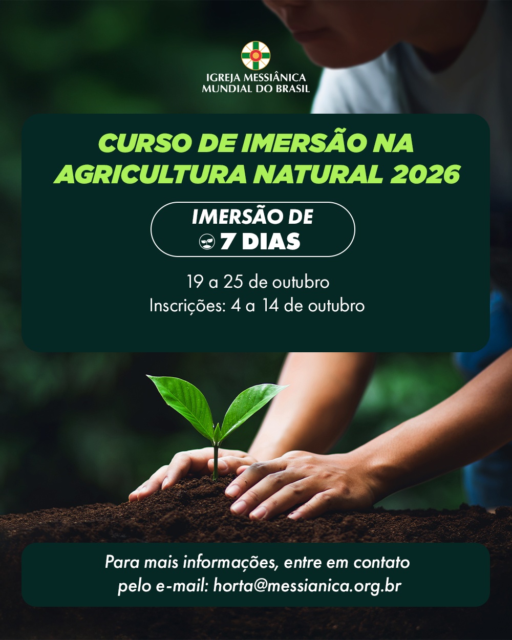 Imersão 7 dias - 19 a 25 de outubro