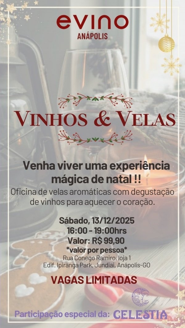 Imagem do evento Vinhos & Velas