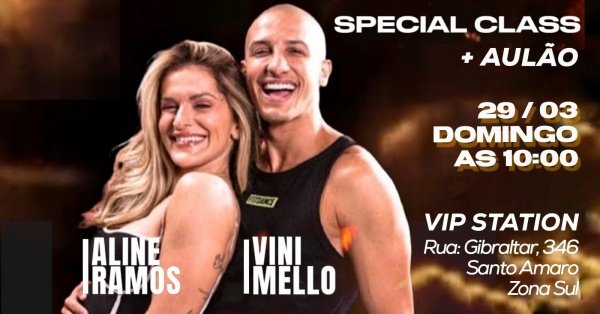 Imagem do evento CONNECTION - AULÃO INSTRUTORES FITDANCE + SPECIAL CLASS ALINE RAMOS E VINI MELLO - SP - ZONA SUL