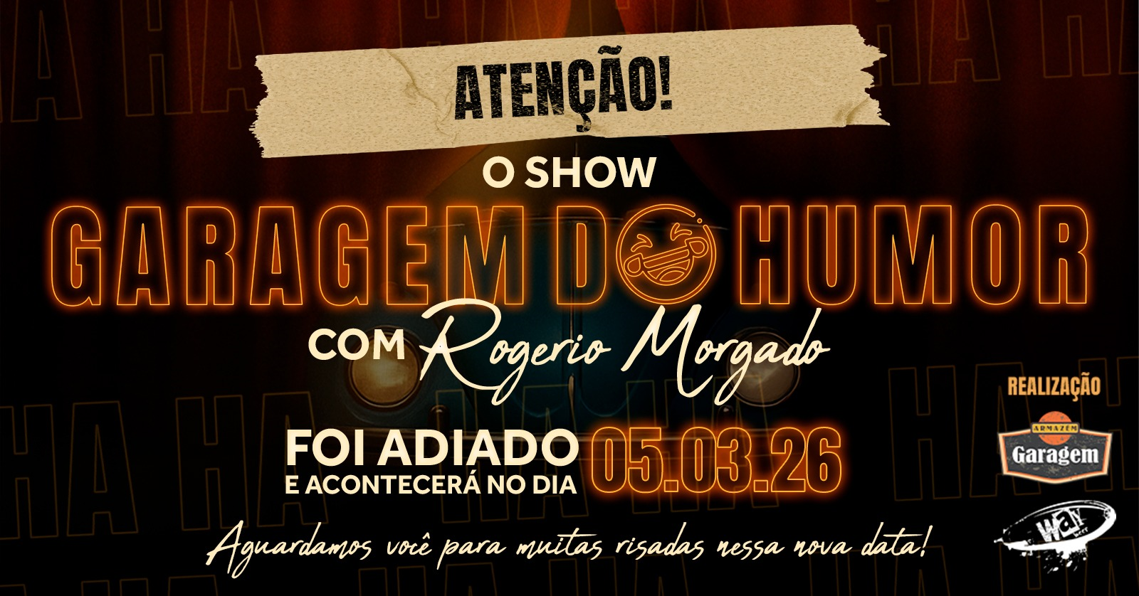 Rogério Morgado - Garagem do Humor em Curitiba
