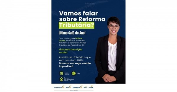 Imagem do evento Vamos falar sobre Reforma Tributária