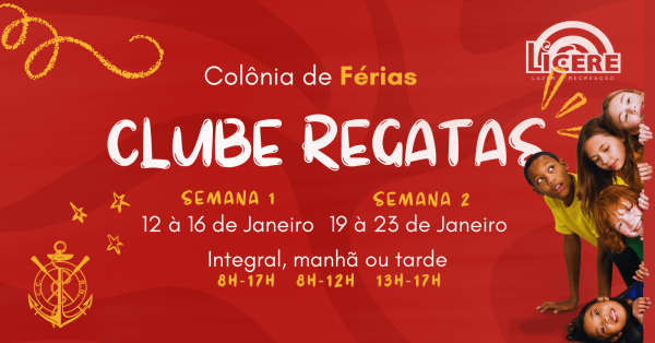 Imagem do evento Colônia de Férias no Clube Regatas Cambuí | Janeiro 2026