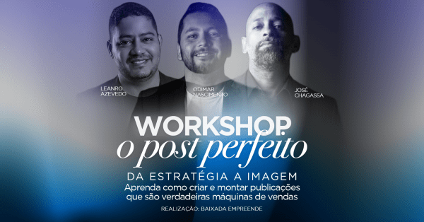 Imagem do evento O POST PERFEITO - WORKSHOP