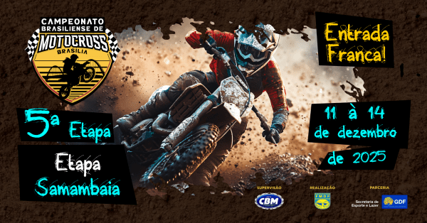 Imagem do evento 5ª Etapa - Campeonato Brasiliense de Motocross 2025