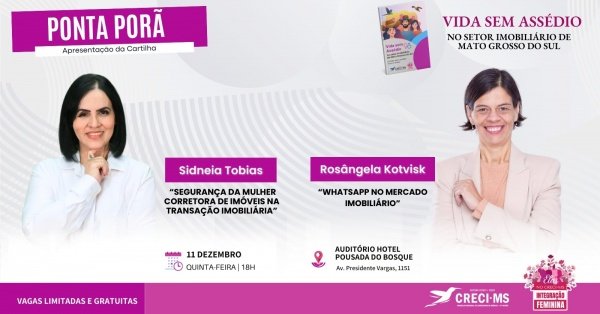 Imagem do evento Palestra Institucional CRECI-MS - Ponta Porã e Região