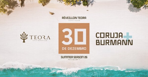 Imagem do evento TEORA SESSIONS w/ CORUJA & BURMANN ~ Ter 30.12