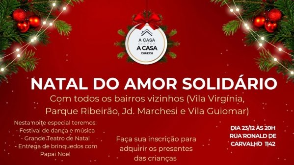 Imagem do evento NATAL DO AMOR