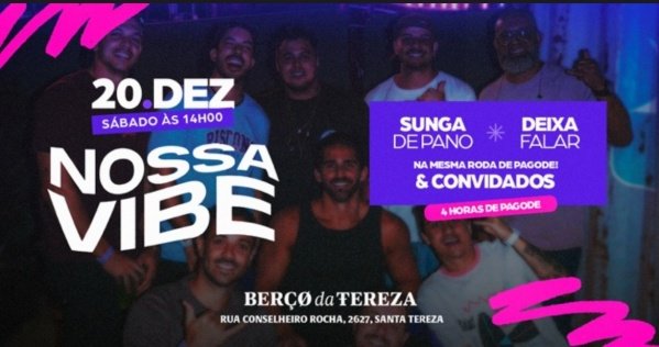 Imagem do evento NOSSA VIBE  20/12