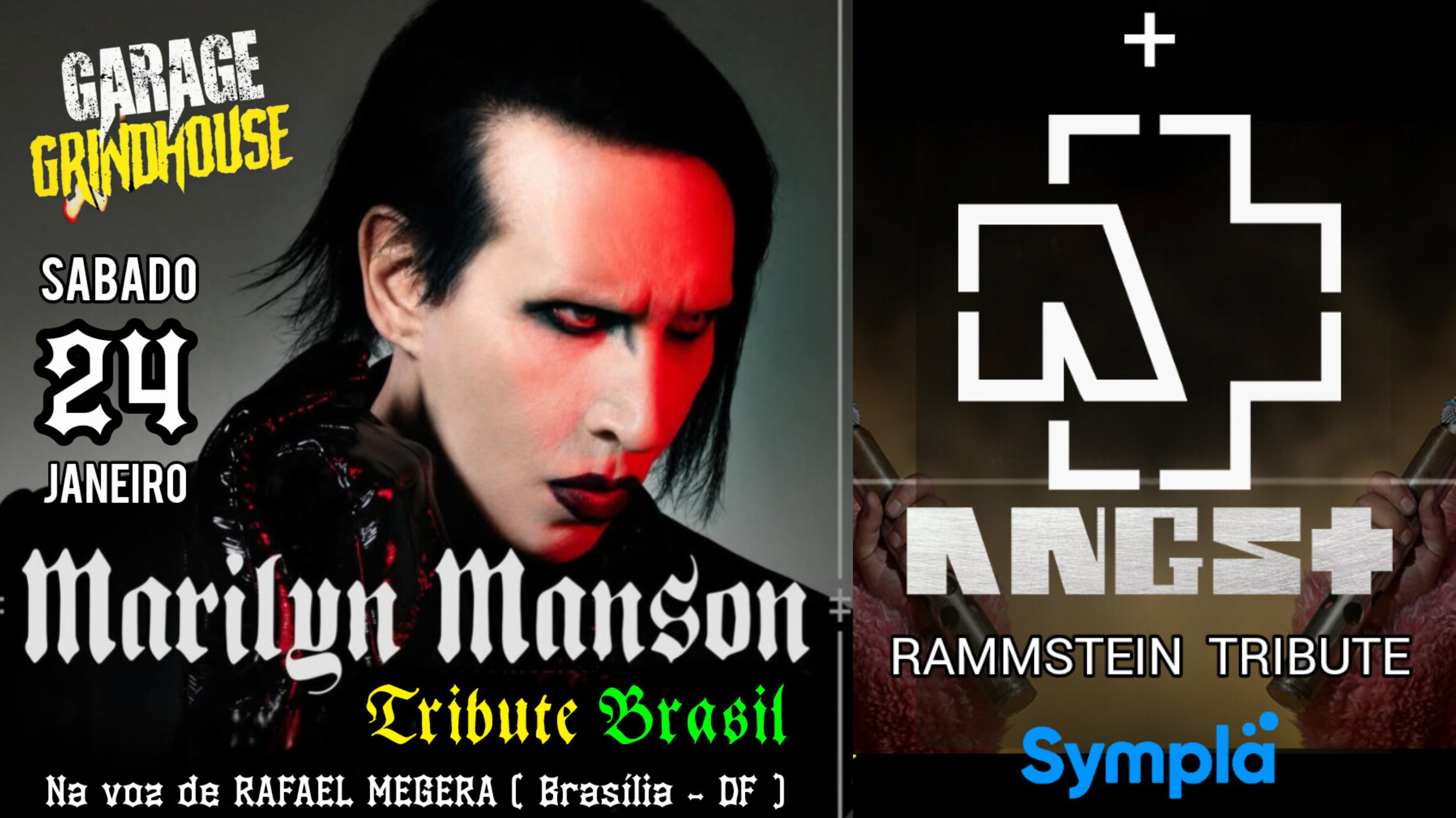 MARILYN MANSON TRIBUTE BRASIL ( Na voz de RAFAEL MEGERA )+ ( ANGST