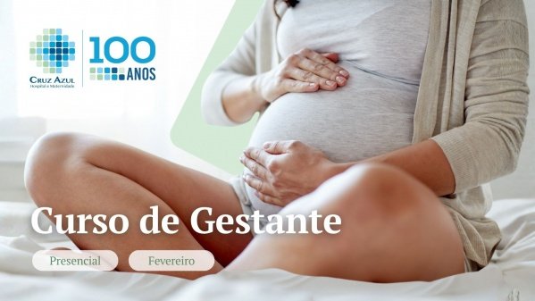 Imagem do evento Curso de Gestante - Fevereiro 2026 | Hospital e Maternidade Cruz Azul