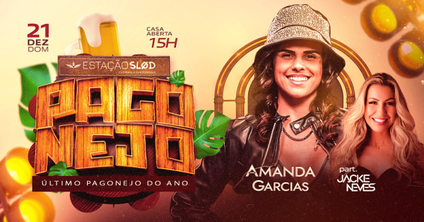 Imagem do evento Pagonejo - Amanda Garcias