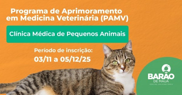 Imagem do evento PAMV 2026 - Clínica Médica de Pequenos Animais