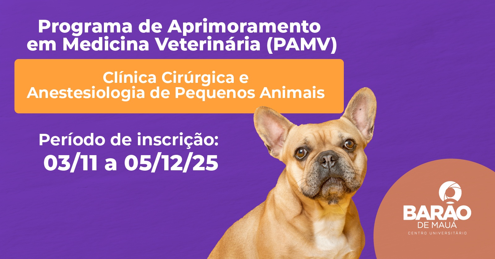 PAMV 2026 - Clínica Cirúrgica e Anestesiologia em Pequenos Animais