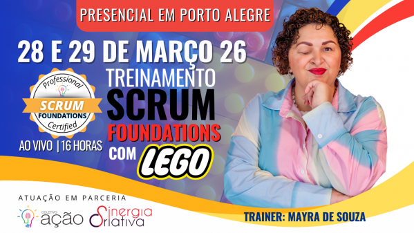 Imagem do evento SCRUM FOUNDATIONS COM LEGO presencial em Porto Alegre| 3º Turma
