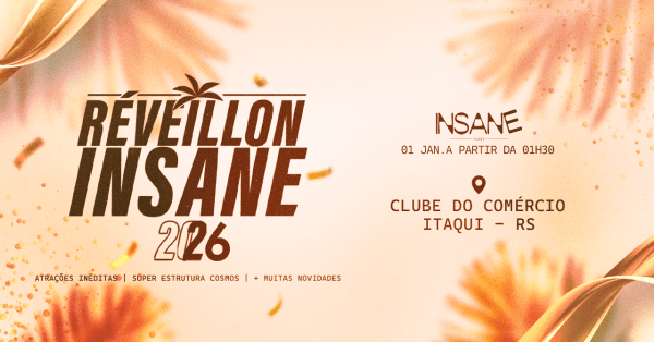 Imagem do evento Réveillon 2026 - Insane Party