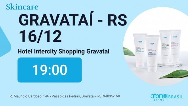 Imagem do evento Skincare com produtos Coreanos - Gravataí / RS