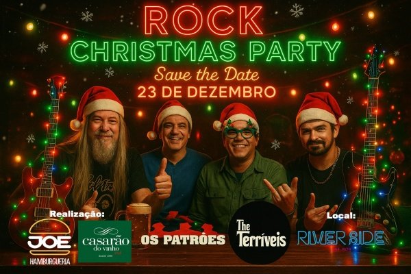 Imagem do evento Natal do Casarão do Vinho - Na Riverside Com a Joe Hamburgueria