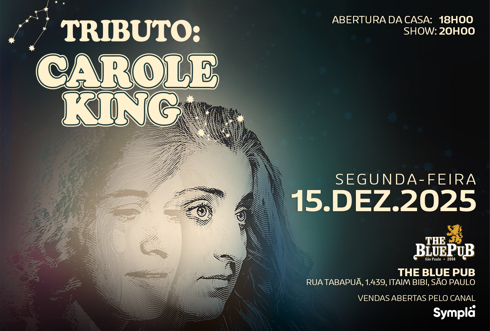 Tributo: Carole King em São Paulo
