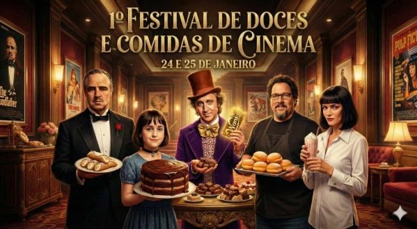 Imagem do evento 1º Festival de Doces e Comidas de Cinema do Brasil - SÁBADO