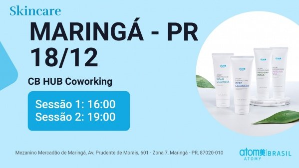 Imagem do evento Skincare com produtos Coreanos - Maringá / PR