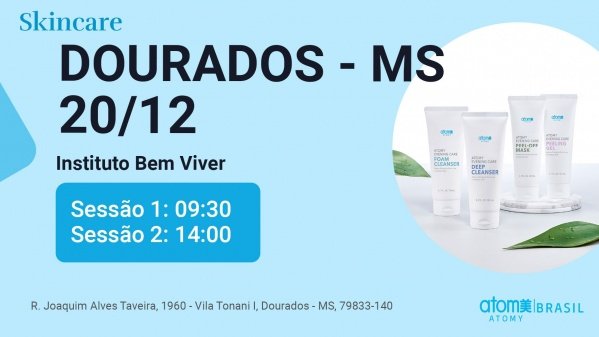 Imagem do evento Skincare com produtos Coreanos - Dourados / MS