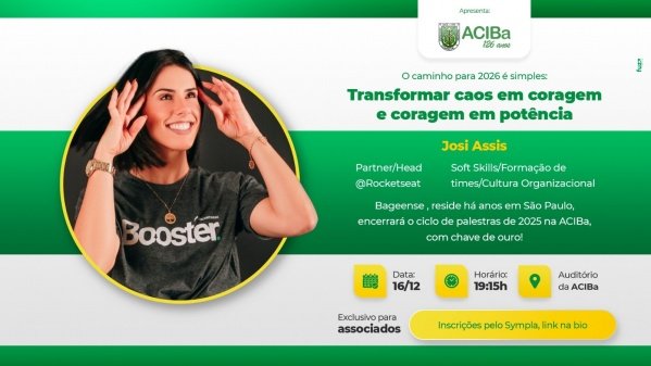 Imagem do evento "O caminho para 2026 é simples: transformar caos em coragem e coragem em potência"