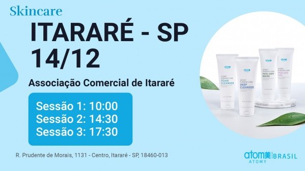 Imagem do evento Skincare com produtos Coreanos - Itararé / SP