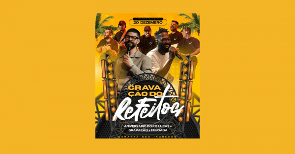 Imagem do evento Gravação do Refeitos + Aniversário Lucas Paiva + Feijoada Especial