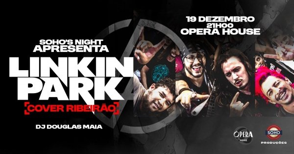 Imagem do evento Soho's Night com Linkin Park Cover Ribeirão
